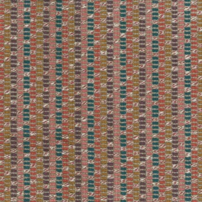 Cristallo Fabric - Terracotta  / Plum / Coral – Terracotta / Plum / Coral swatch