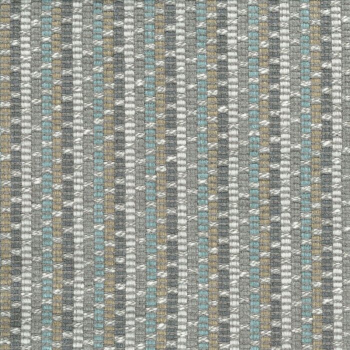 Cristallo Fabric - Ivory /  Pebble / Aqua – Ivory / Pebble / Aqua swatch