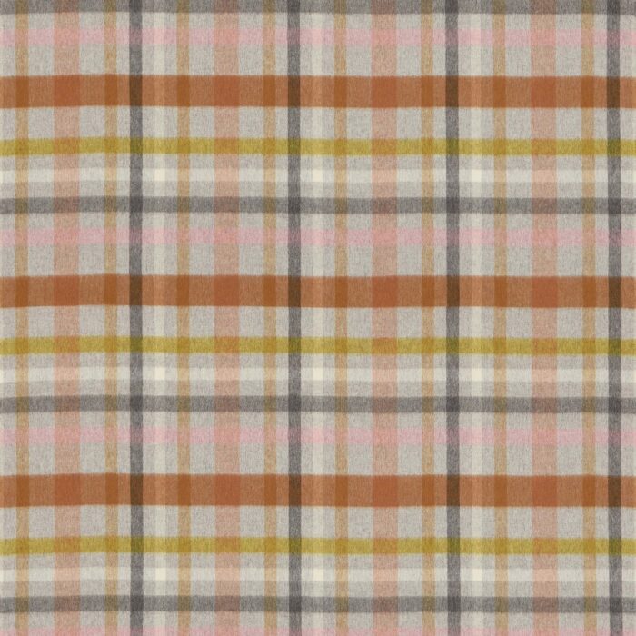 Cassiano Fabric - Blossom /  Dove / Russet – Blossom / Dove / Russet swatch