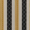 multicolour striped embroideried fabric from Osborne & Little