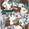 multicolour contemporary embroideried fabric from Osborne & Little