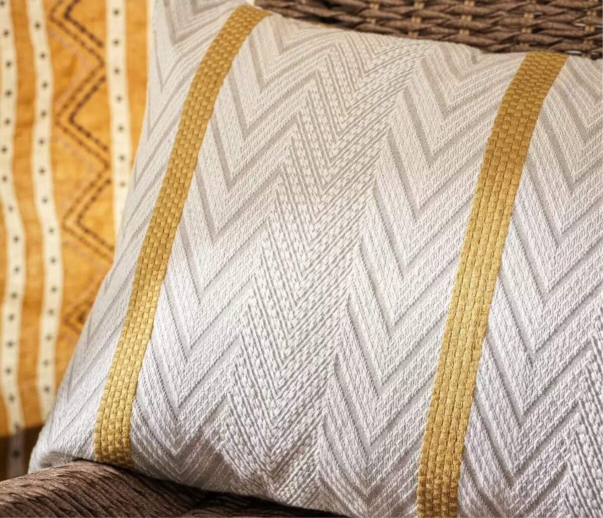 Sagitta Fabric - Amber / Terracotta by Sagitta Fabric - Amber / Terracotta from