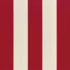 red striped cotton fabric from Osborne & Little