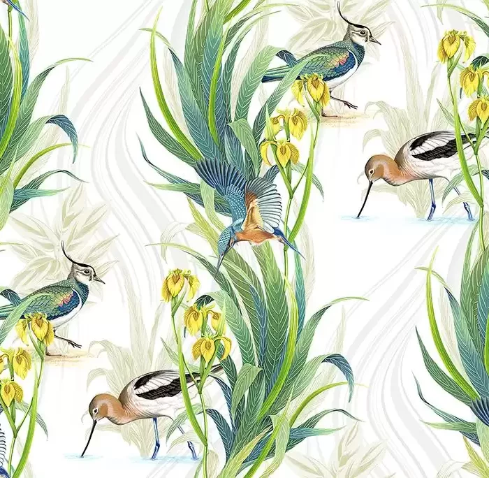 Halcyon Fabric - Spring Green swatch