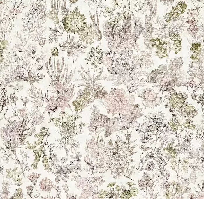 Herbaria Fabric - Blush swatch