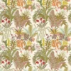multicolour botanical embroideried fabric from Osborne & Little