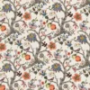 multicolour botanical embroideried fabric from Osborne & Little