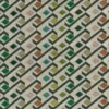 multicolour geometric velvet-chenille fabric from Osborne & Little