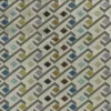 multicolour geometric velvet-chenille fabric from Osborne & Little