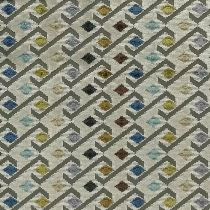 Ilaria Fabric - Charcoal /  Gold / Denim – Charcoal / Gold / Denim swatch