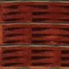 red geometric velvet-chenille fabric from Osborne & Little