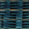 blue geometric velvet-chenille fabric from Osborne & Little