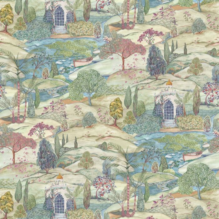 Lodhi Wallpaper - Gold swatch