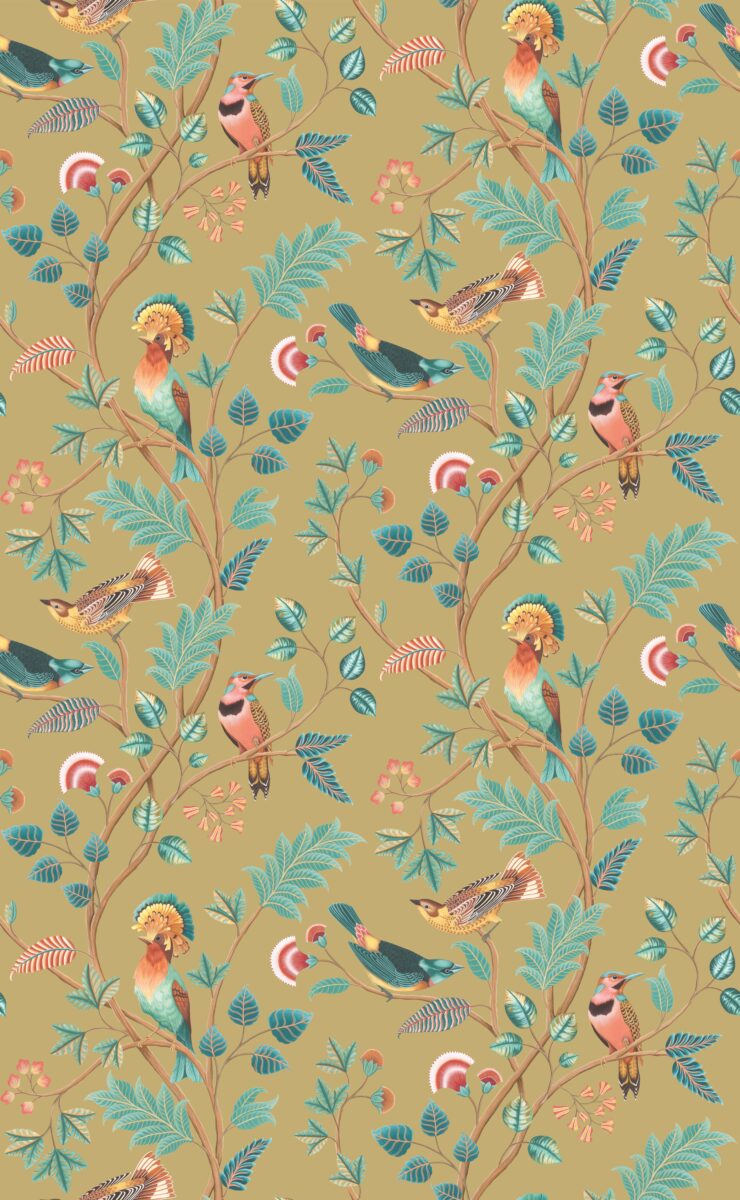 multicolour animal wallpaper from osborne & little