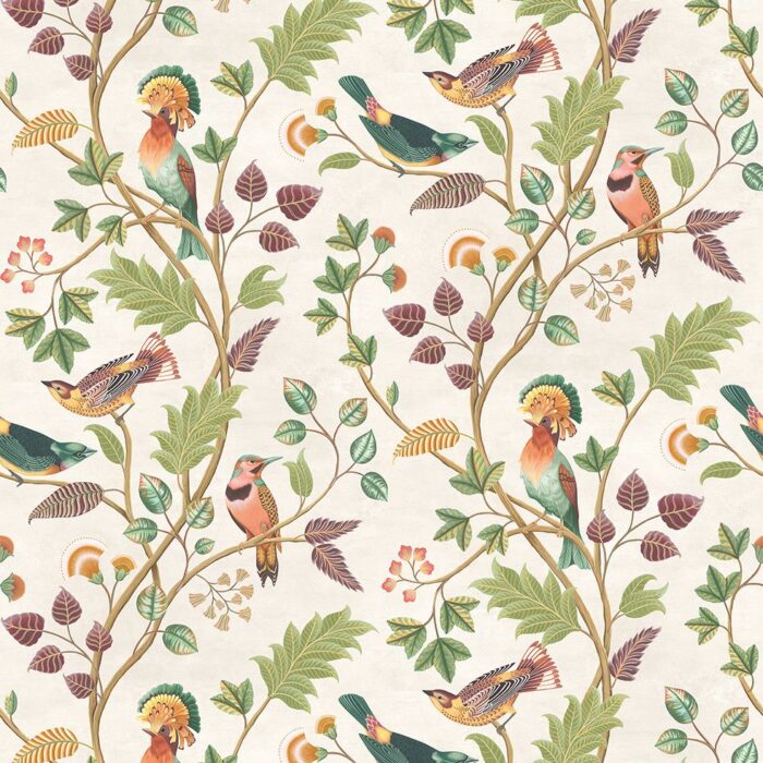 Mayani Wallpaper - Olive swatch