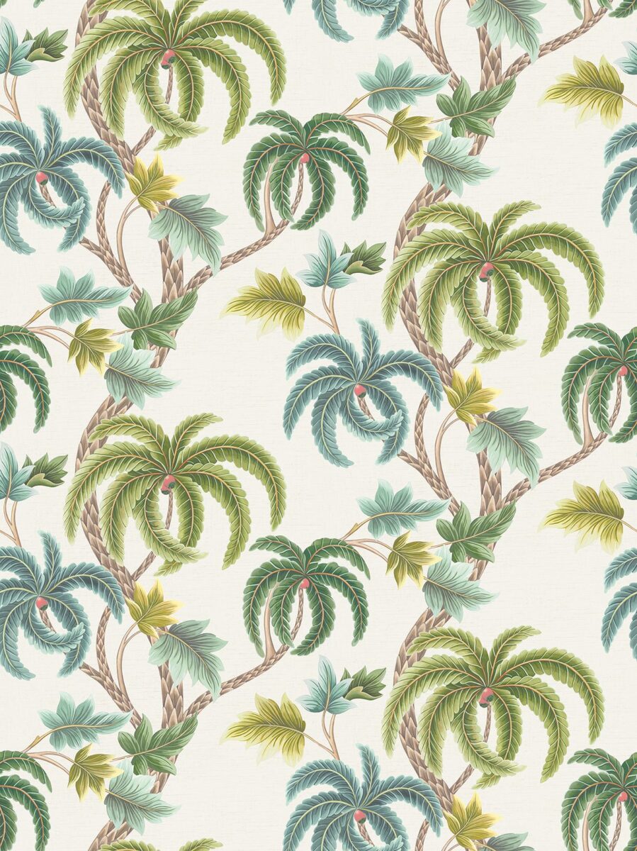 green botanical wallpaper from osborne & little