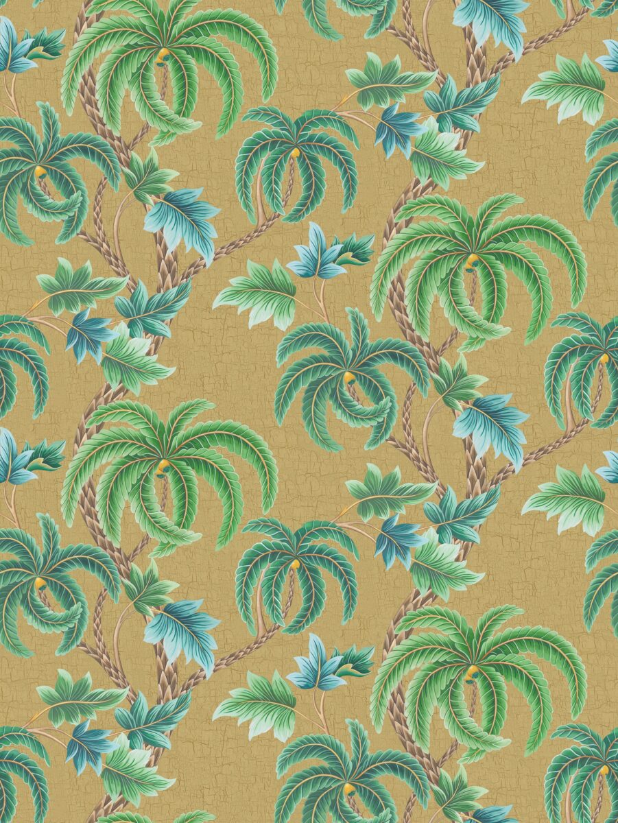 green botanical wallpaper from osborne & little