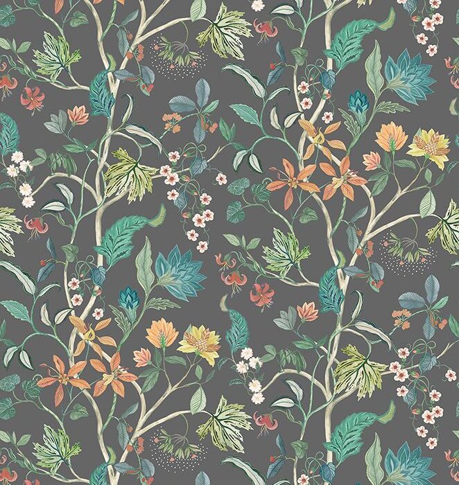 Chellah Wallpaper - Charcoal swatch
