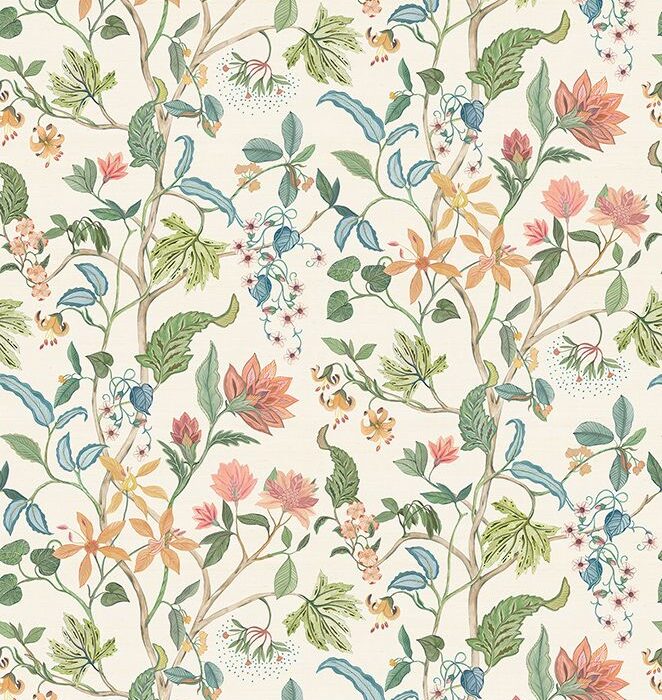 Chellah Wallpaper - Ivory /  Blush – Ivory / Blush swatch