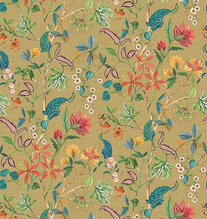 Chellah Wallpaper - Metallic Gold swatch