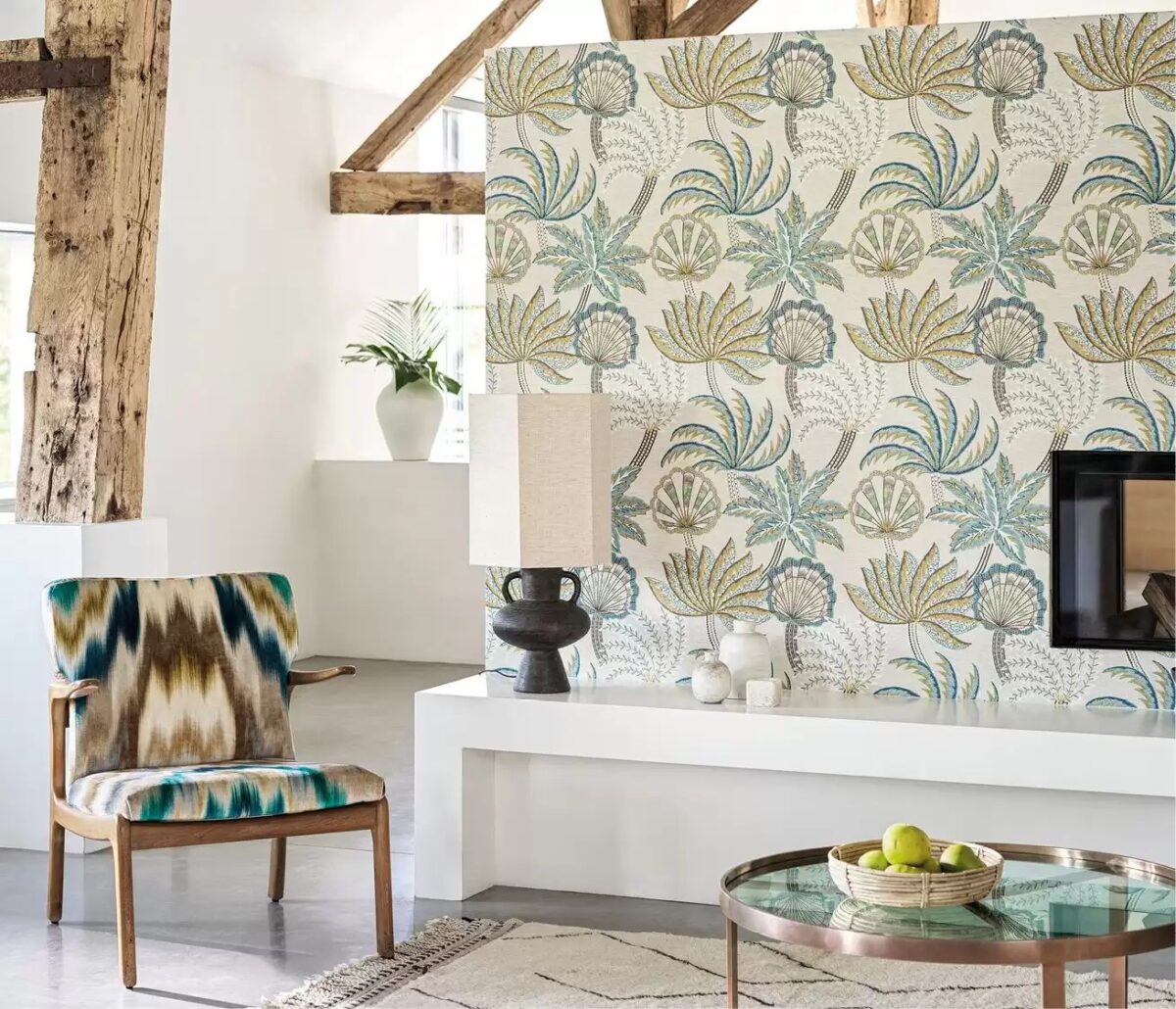 Ravenala Wallpaper - Emerald by Ravenala Wallpaper - Emerald from
