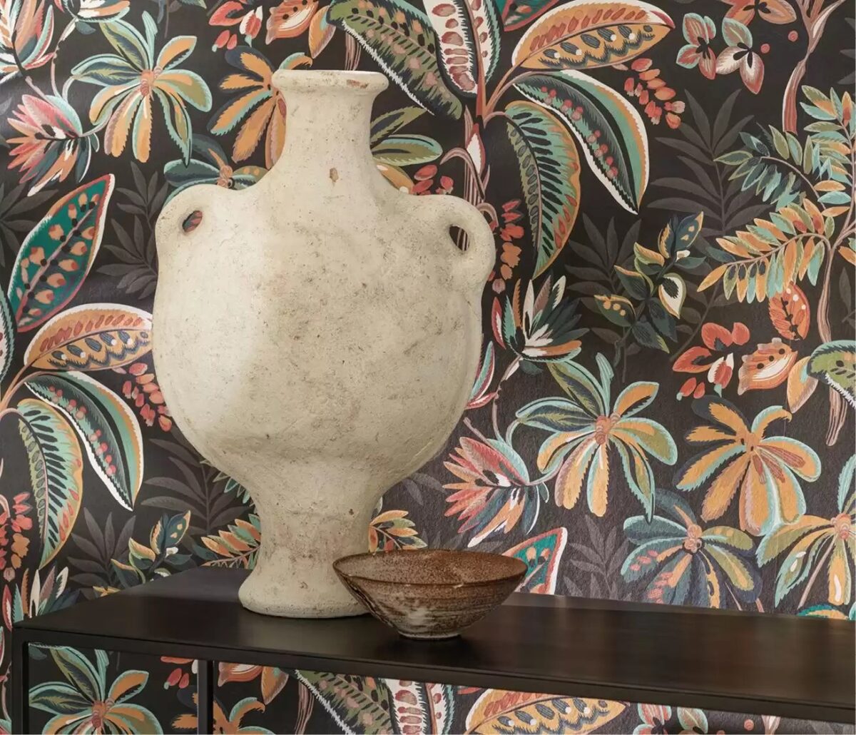 Tivoli Wallpaper - Charcoal from