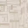 white geometric wallpaper from osborne & little