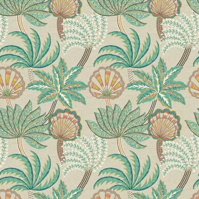 Ravenala Wallpaper - Teal swatch