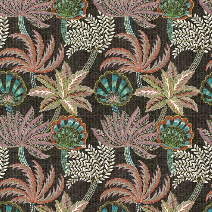 Ravenala Wallpaper - Charcoal  / Blush – Charcoal / Blush swatch