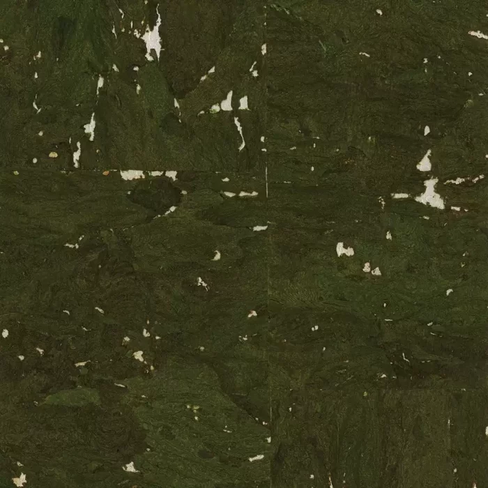 Kanoko Cork Wallpaper - Olive swatch