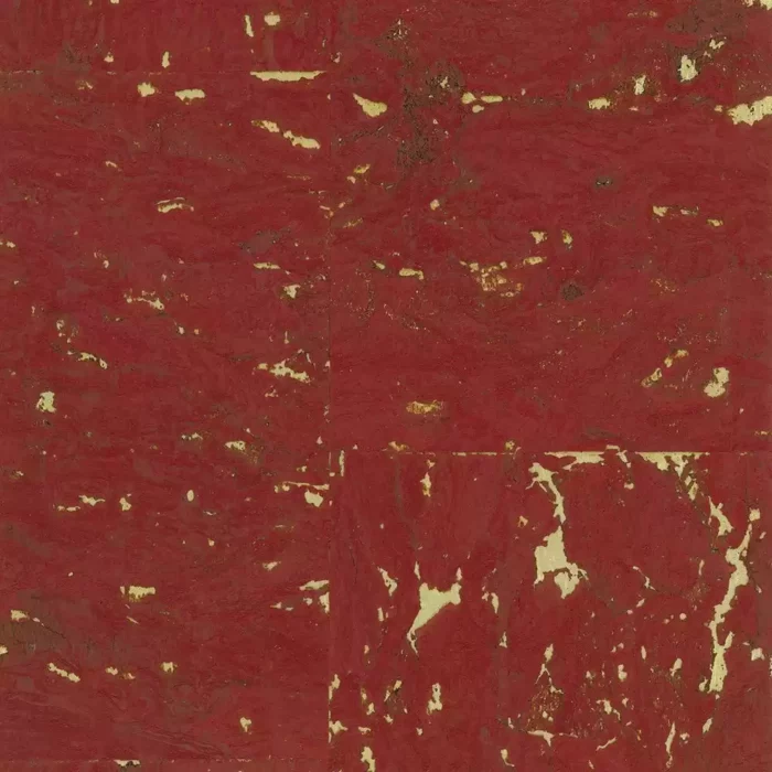 Kanoko Cork Wallpaper - Poppy swatch