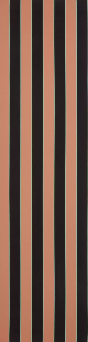 Regency Stripe Wallpaper - Terracotta by orange striped wallpaper from osborne & little