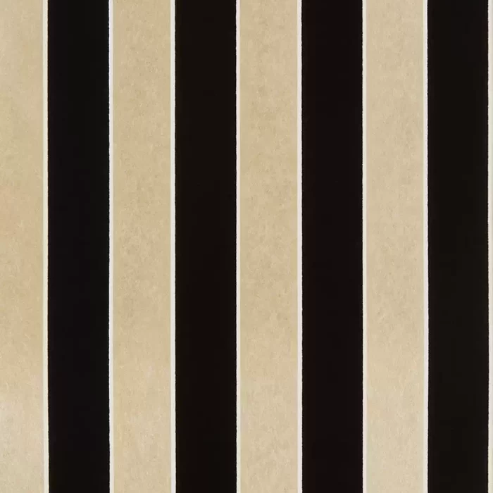 Regency Stripe Wallpaper -  Gold / Black swatch