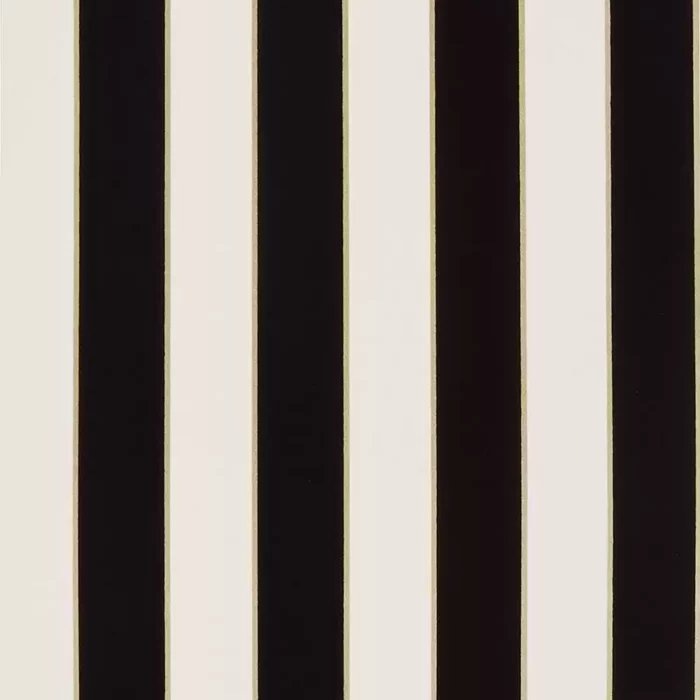 Regency Stripe Wallpaper -  Ivory / Black swatch