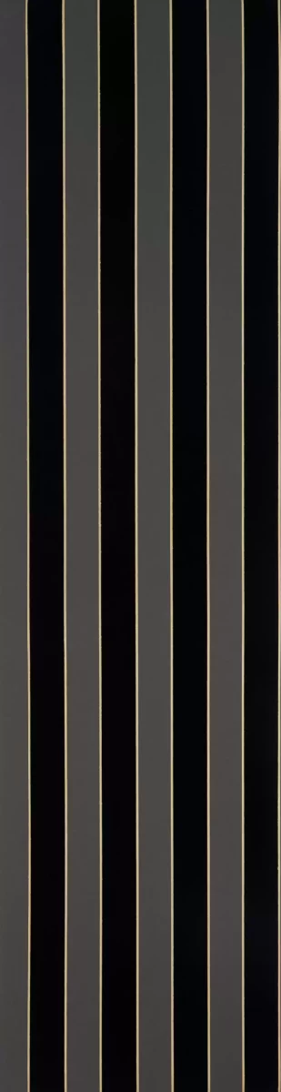Regency Stripe Wallpaper - Charcoal / Gold by black-grey striped wallpaper from osborne & little