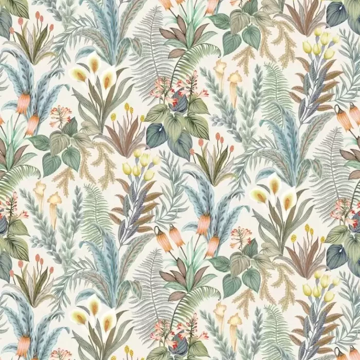 Calla Lily Wallpaper - Stone swatch