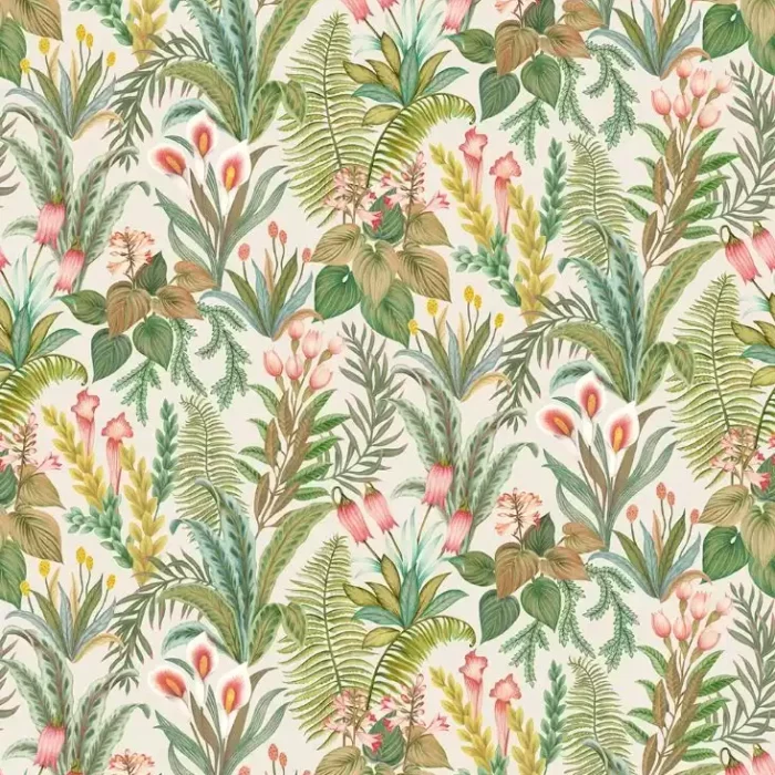 Calla Lily Wallpaper - Forest swatch