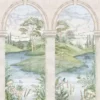 green botanical wallpaper from osborne & little
