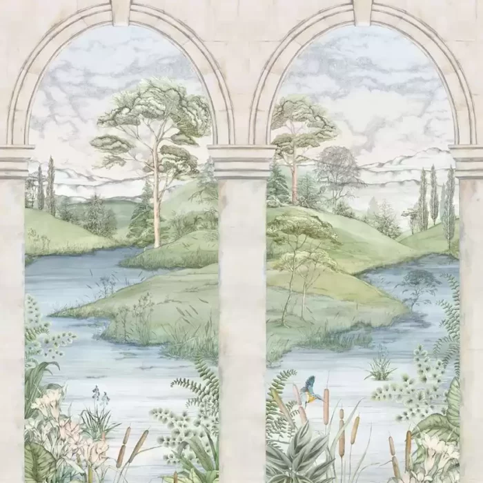 Colonnato Wallpaper - Stone swatch