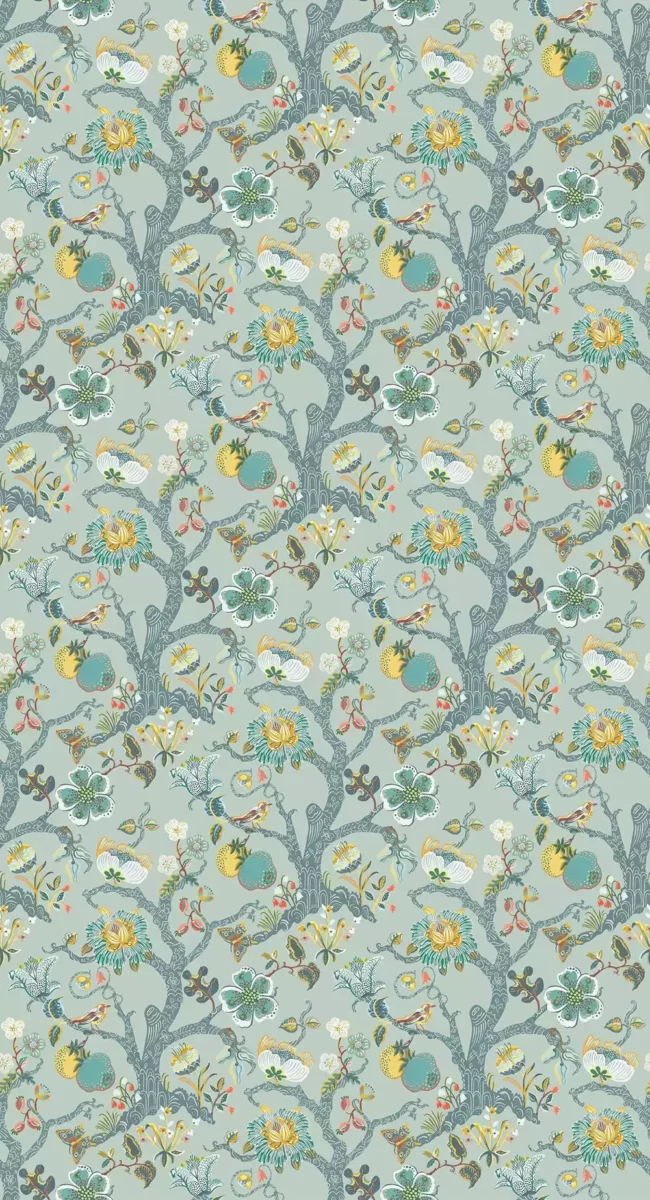 multicolour botanical wallpaper from osborne & little
