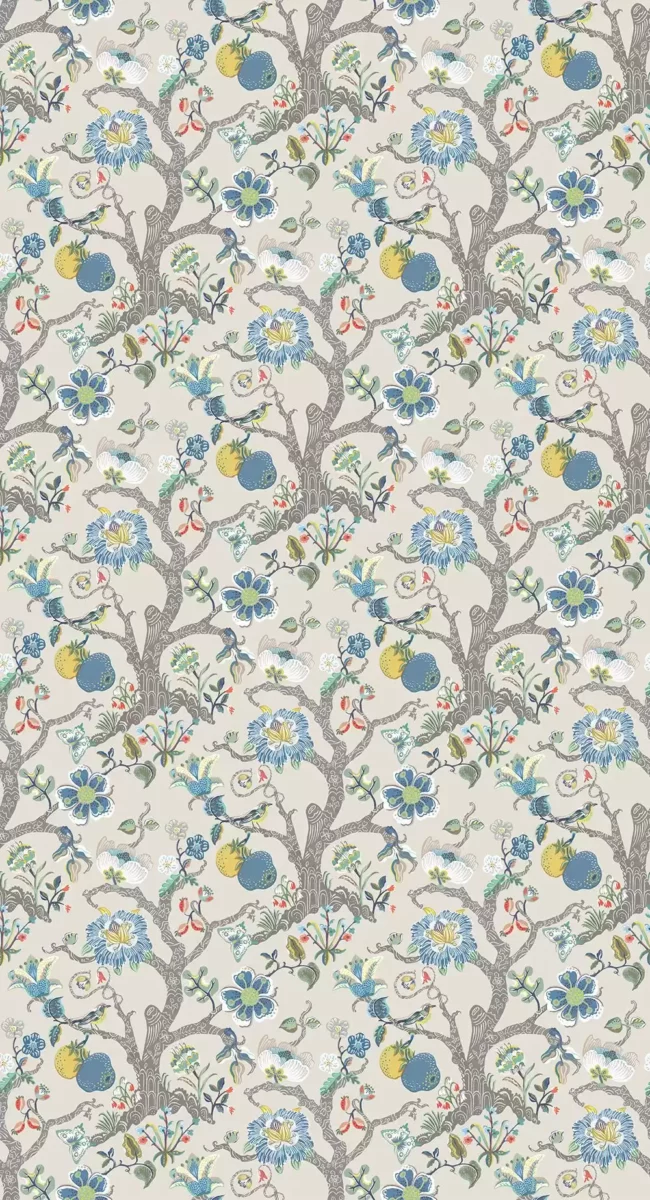 multicolour botanical wallpaper from osborne & little