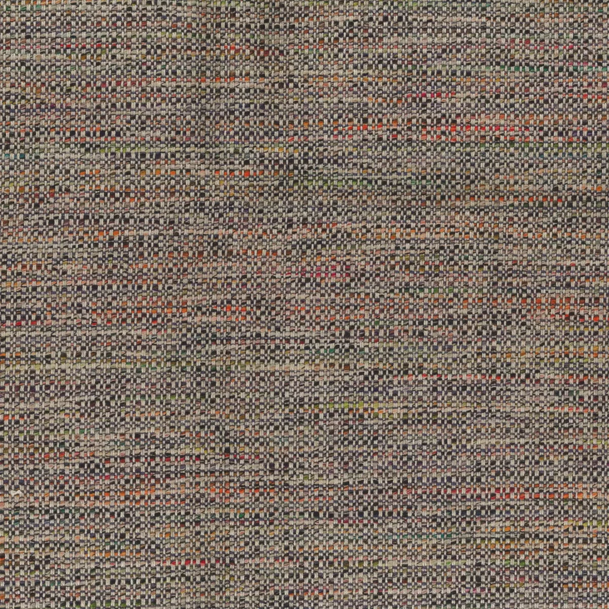 Bruton Fabric - Antique / Multi by brown plain woven fabric from Osborne & Little