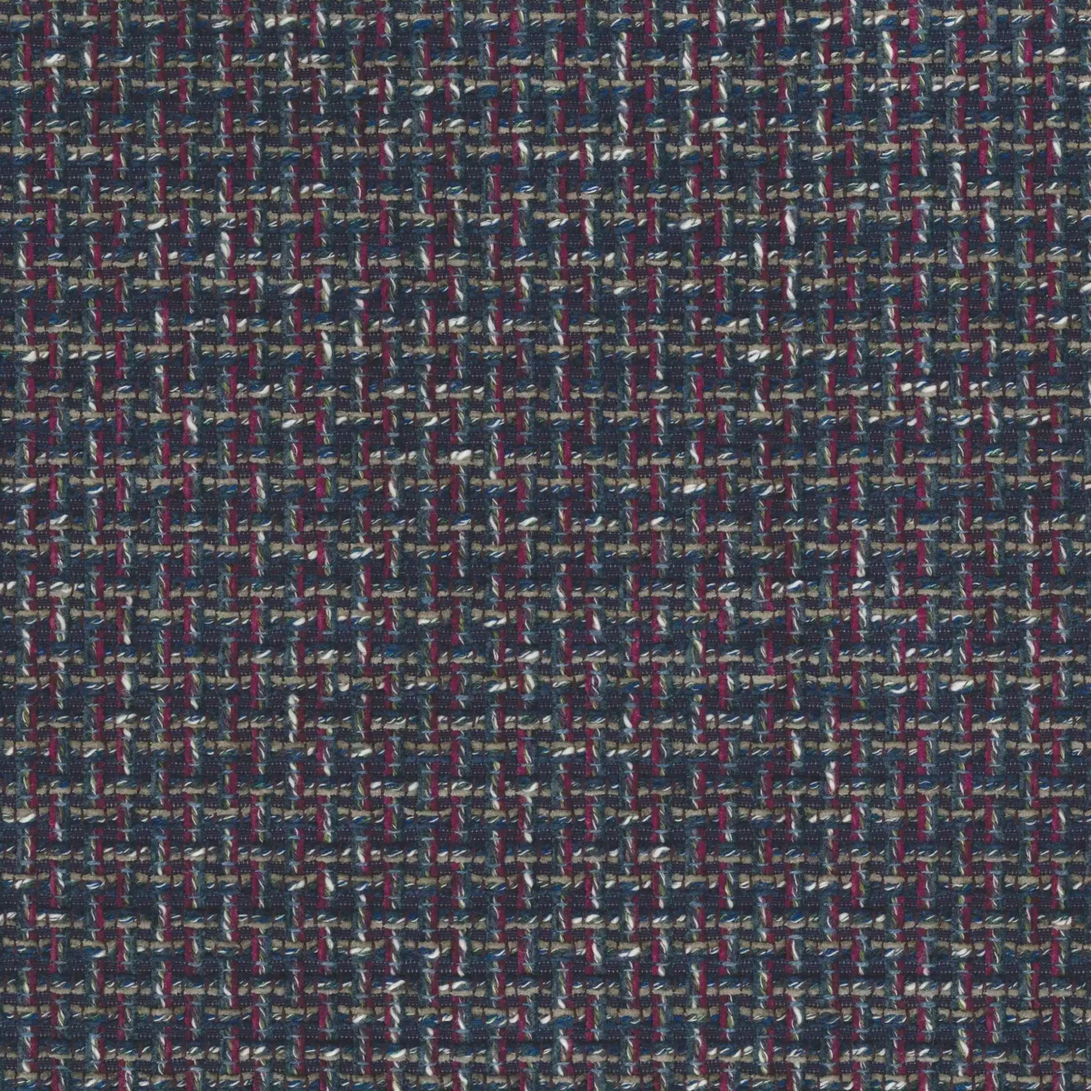 Arlington Fabric - Blackberry by blue plain velvet-chenille fabric from Osborne & Little