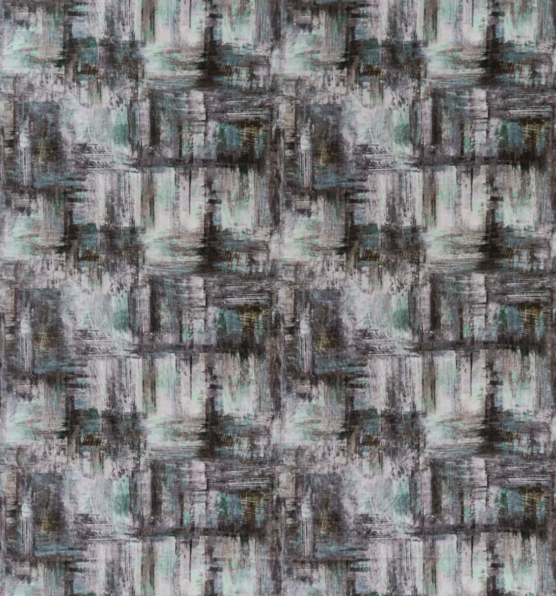black-grey contemporary printed fabric from Osborne & Little