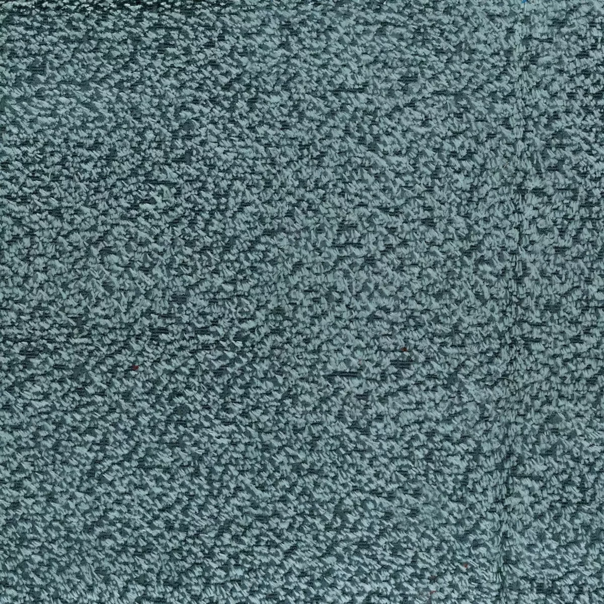 Leonore Fabric - Ice by blue plain velvet-chenille fabric from Osborne & Little