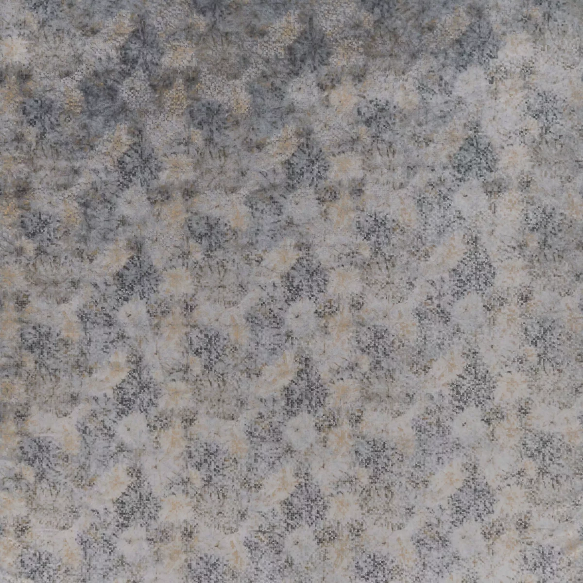 black-grey contemporary velvet-chenille fabric from Osborne & Little