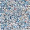 blue misc velvet-chenille fabric from Osborne & Little