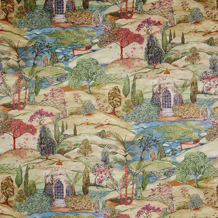 Lodhi Velvet Fabric - Gold swatch