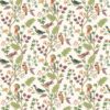 green botanical linen fabric from Osborne & Little