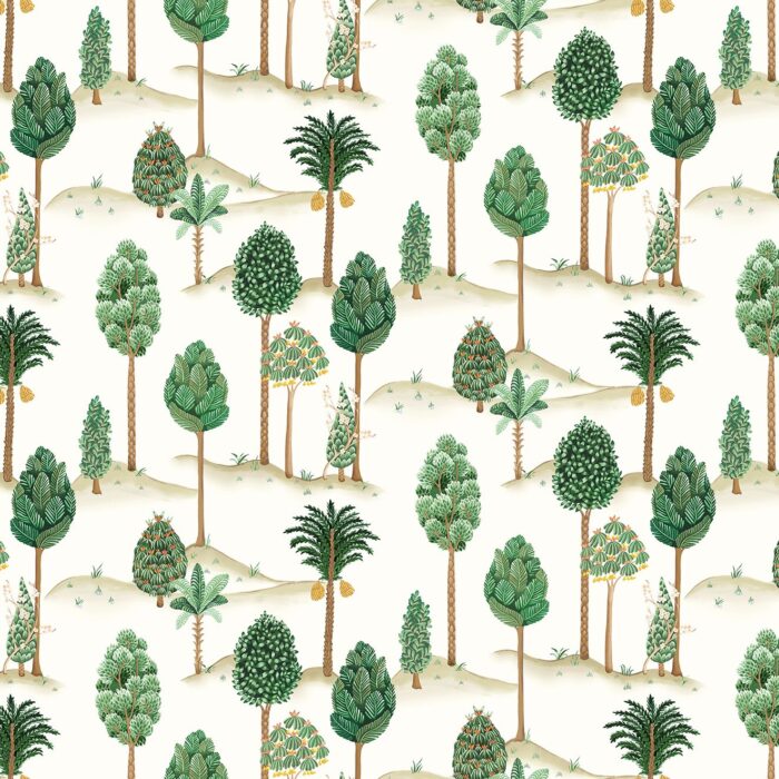 Foresta Fabric - Emerald swatch